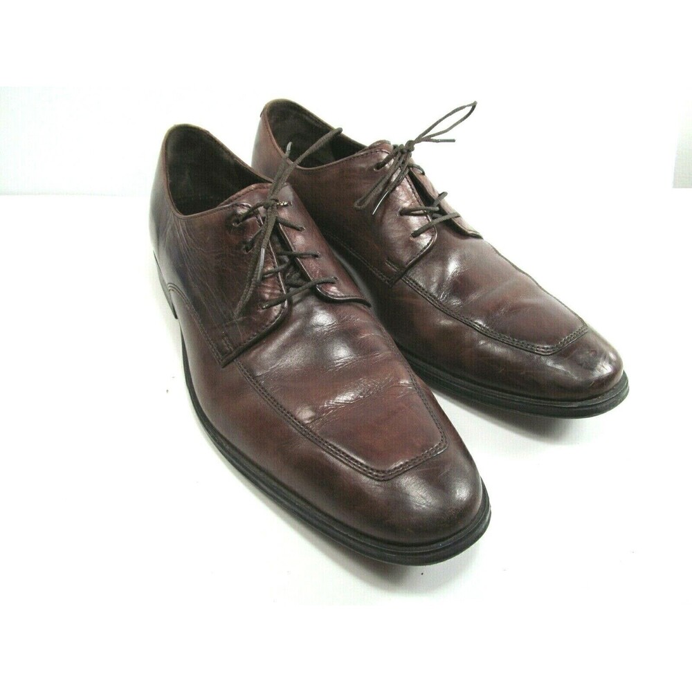 Cole Haan Nikeair Leather Apron Toe Brown Oxfords  Mens Size US 10.5 M